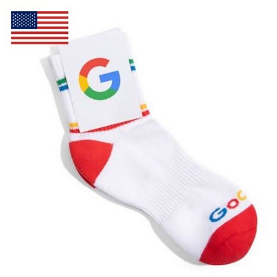 Athletic Quarter Crew Socks - American Made
